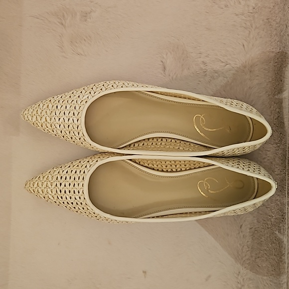 Raffia Flats Shoes - Picture 3 of 5
